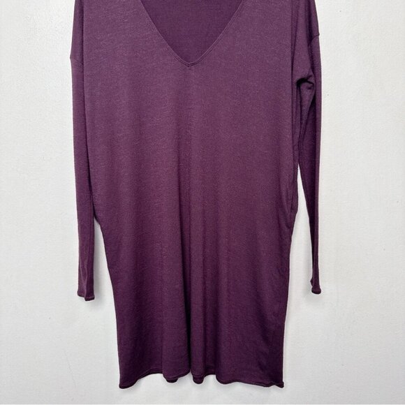 Aritzia Womens Xsmall Wilfred Free Vneck Long Sleeve Gail Dress - Picture 4 of 15